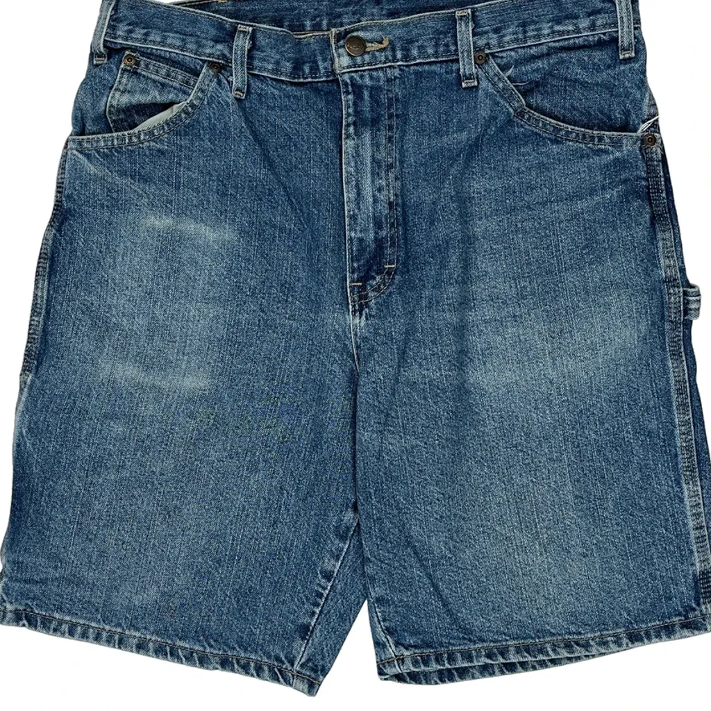 Wrangler Denim Shorts - 33W 9L Blue Cotton - Image 9