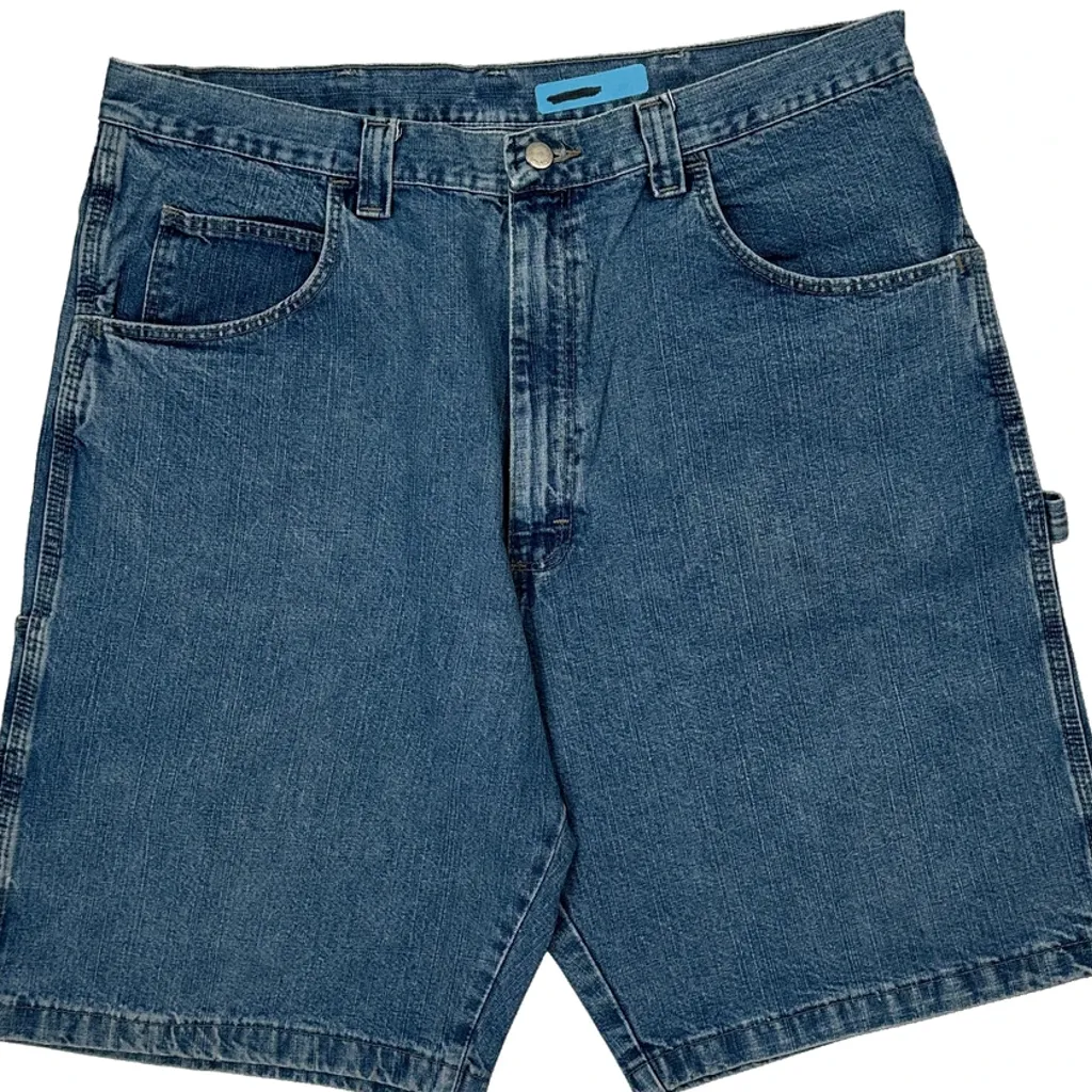 Wrangler Denim Shorts - 34W 10L Blue Cotton - Image 10