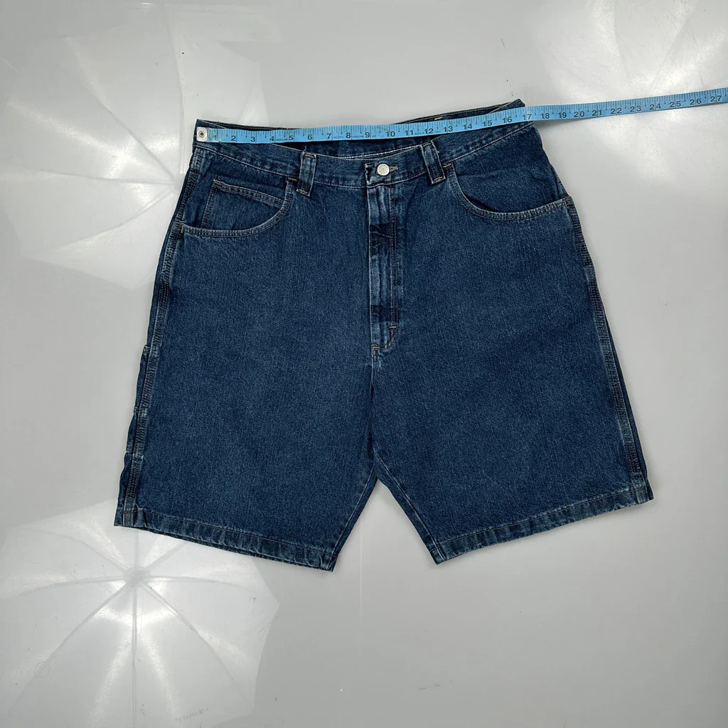 Wrangler Denim Shorts - 34W 9L Blue Cotton - Image 3