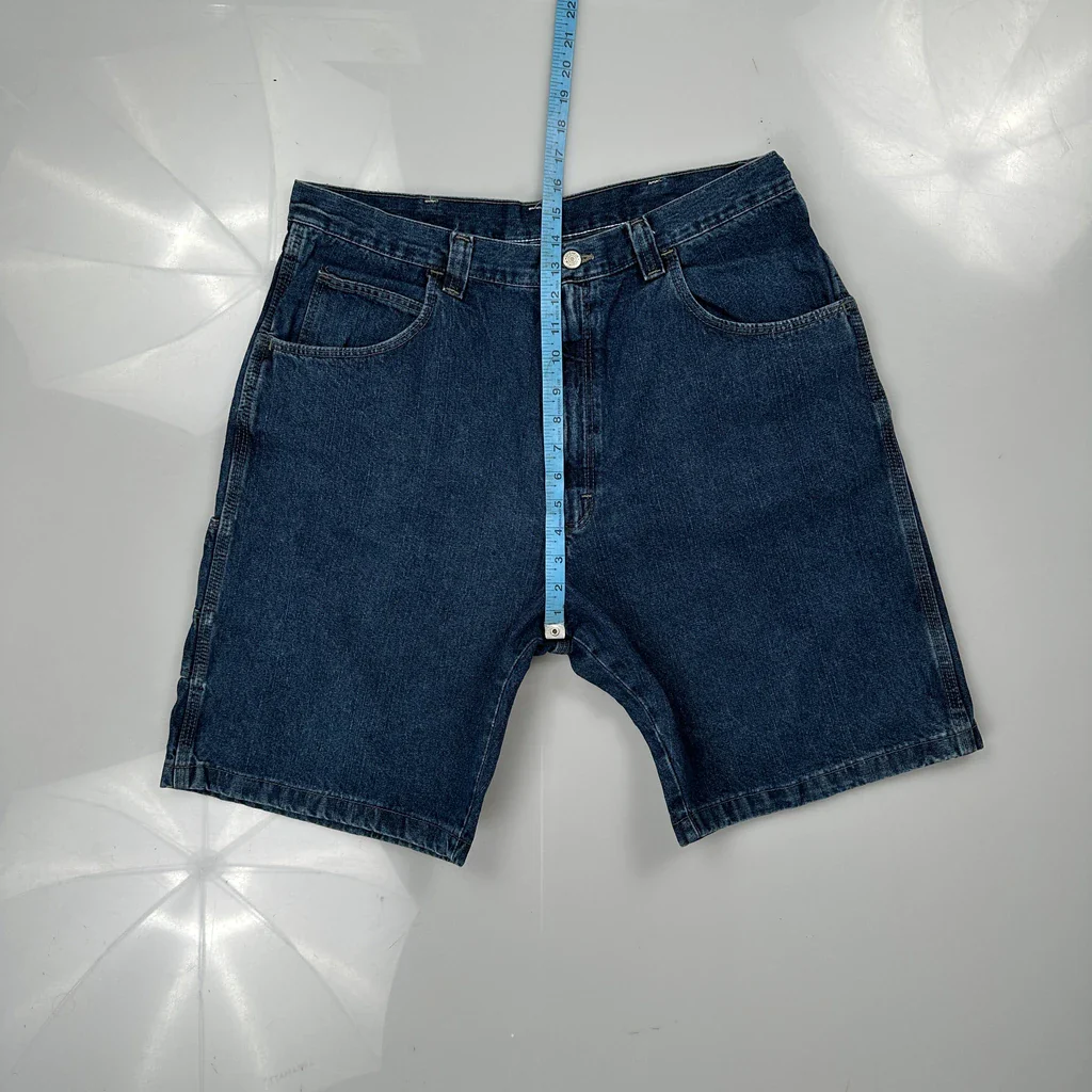Wrangler Denim Shorts - 34W 9L Blue Cotton - Image 4