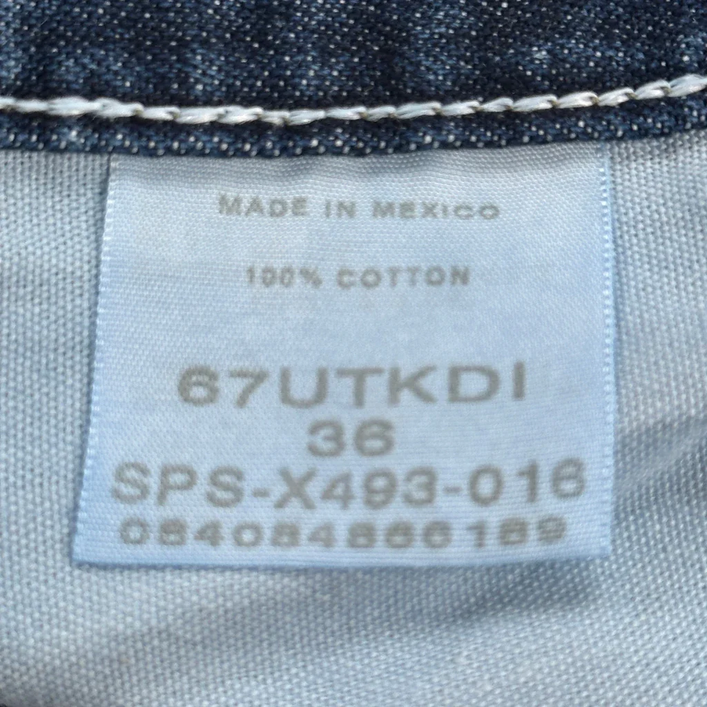 Wrangler Denim Shorts - 34W 9L Blue Cotton - Image 6