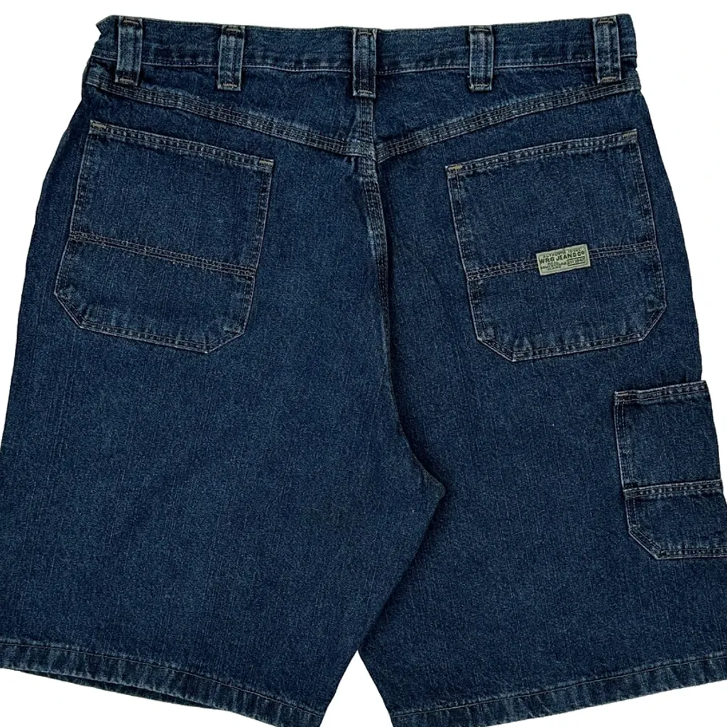 Wrangler Denim Shorts - 34W 9L Blue Cotton - Image 8