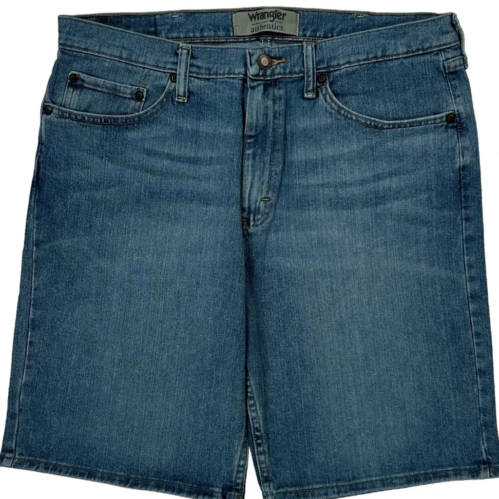 Wrangler Denim Shorts - 34W 10L Blue Cotton - Image 10