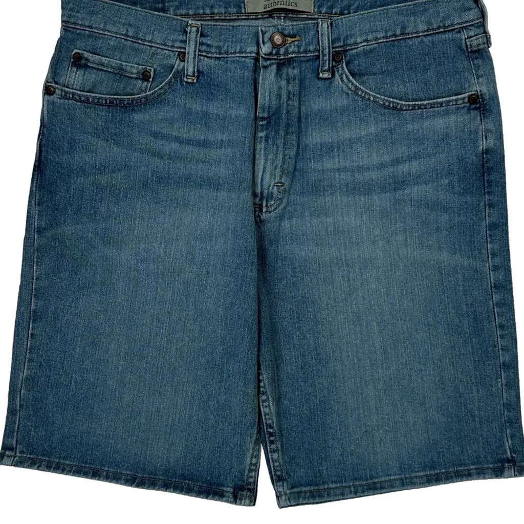 Wrangler Denim Shorts - 34W 10L Blue Cotton - Image 9