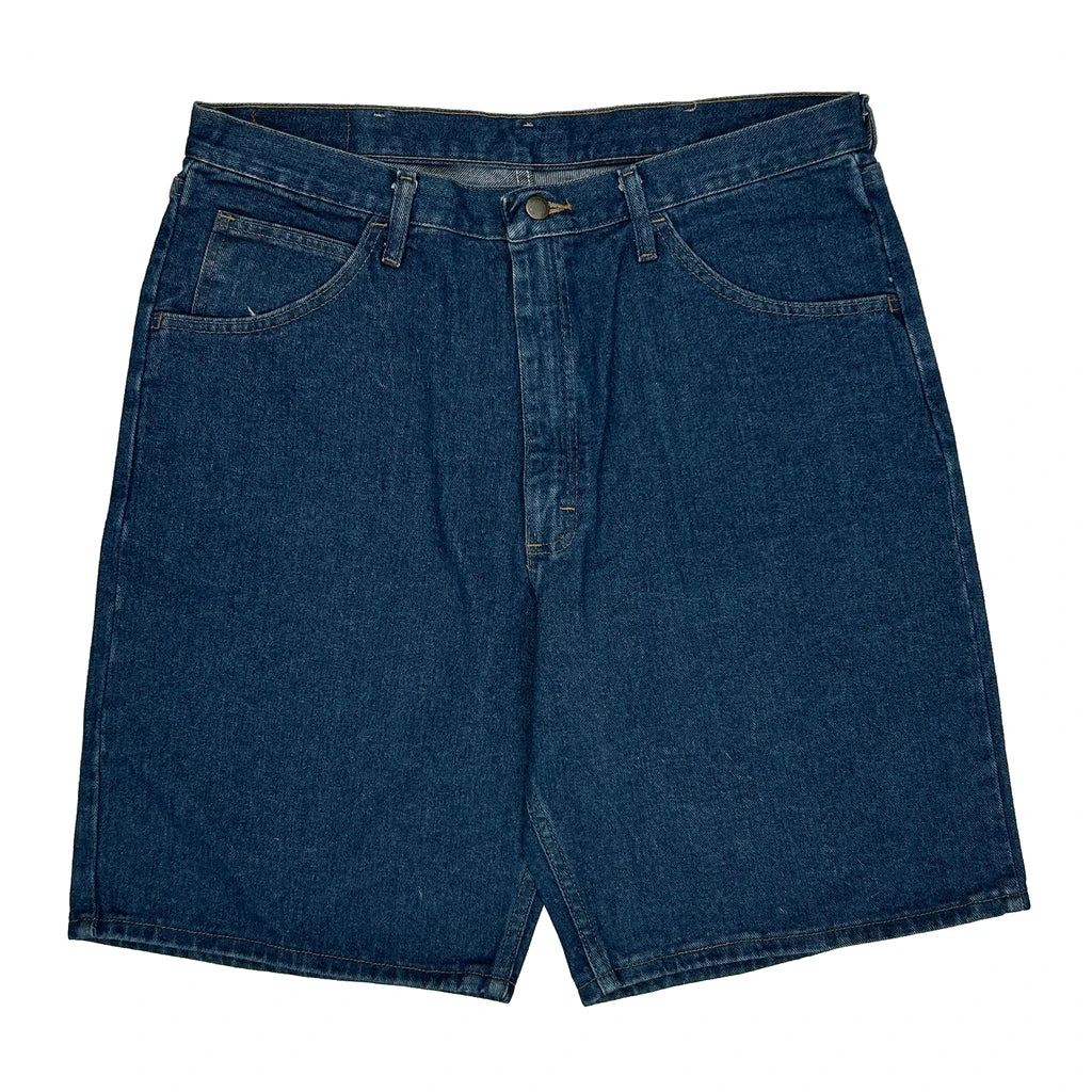 Wrangler Denim Shorts - 35W 10L Blue Cotton - Image 2