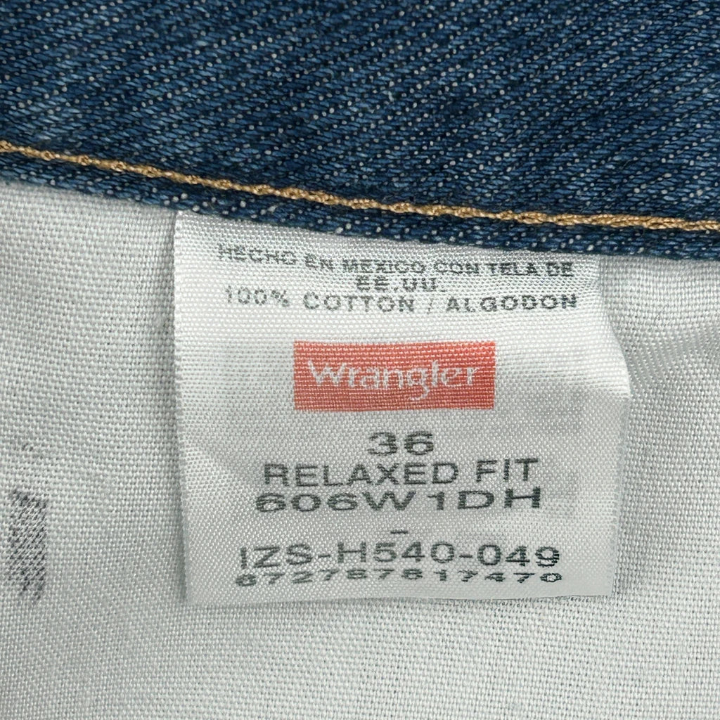 Wrangler Denim Shorts - 35W 10L Blue Cotton - Image 6