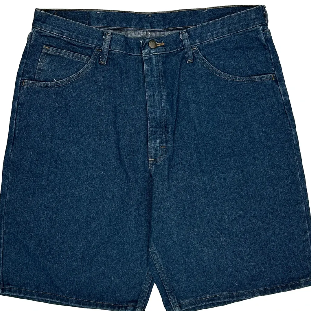 Wrangler Denim Shorts - 35W 10L Blue Cotton - Image 9