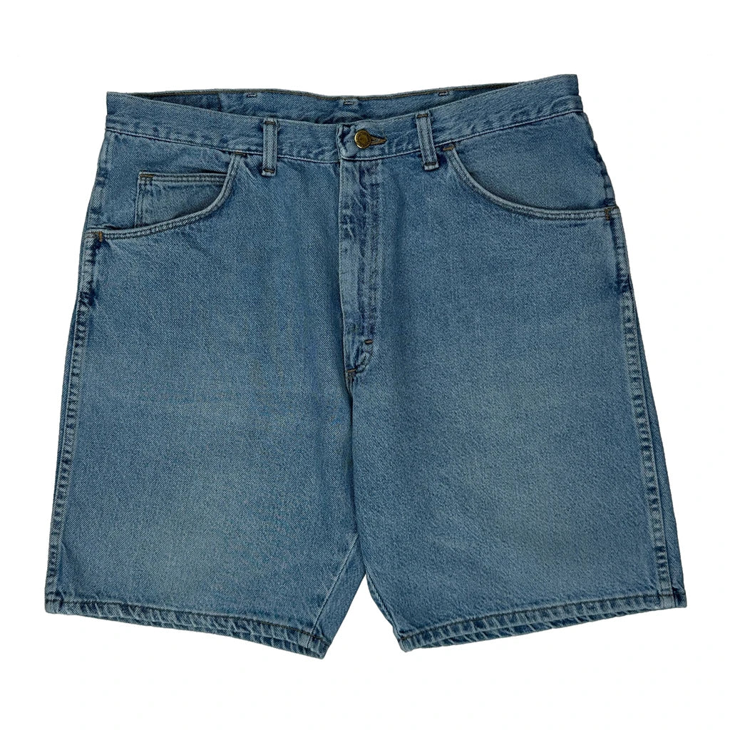 Wrangler Denim Shorts - 35W 9L Blue Denim - Image 2