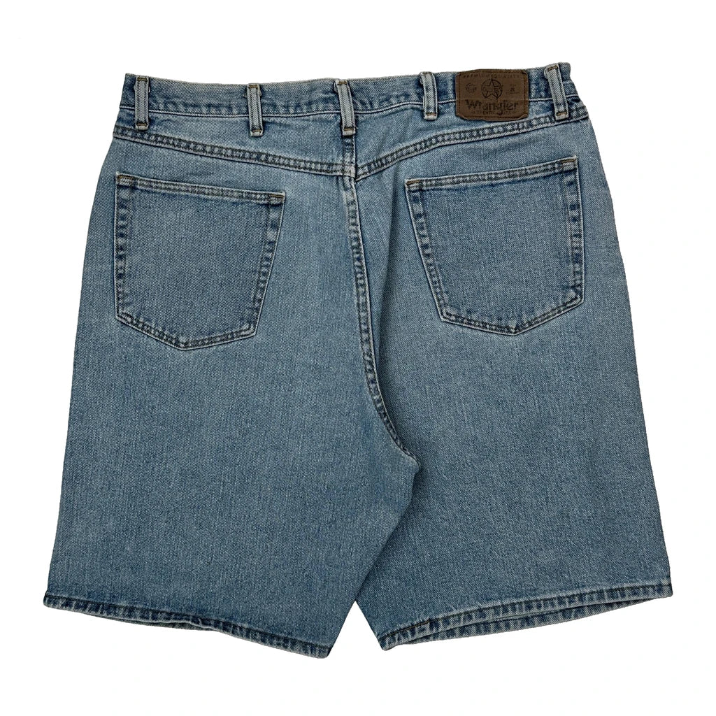 Wrangler Denim Shorts - 35W 10L Blue Denim