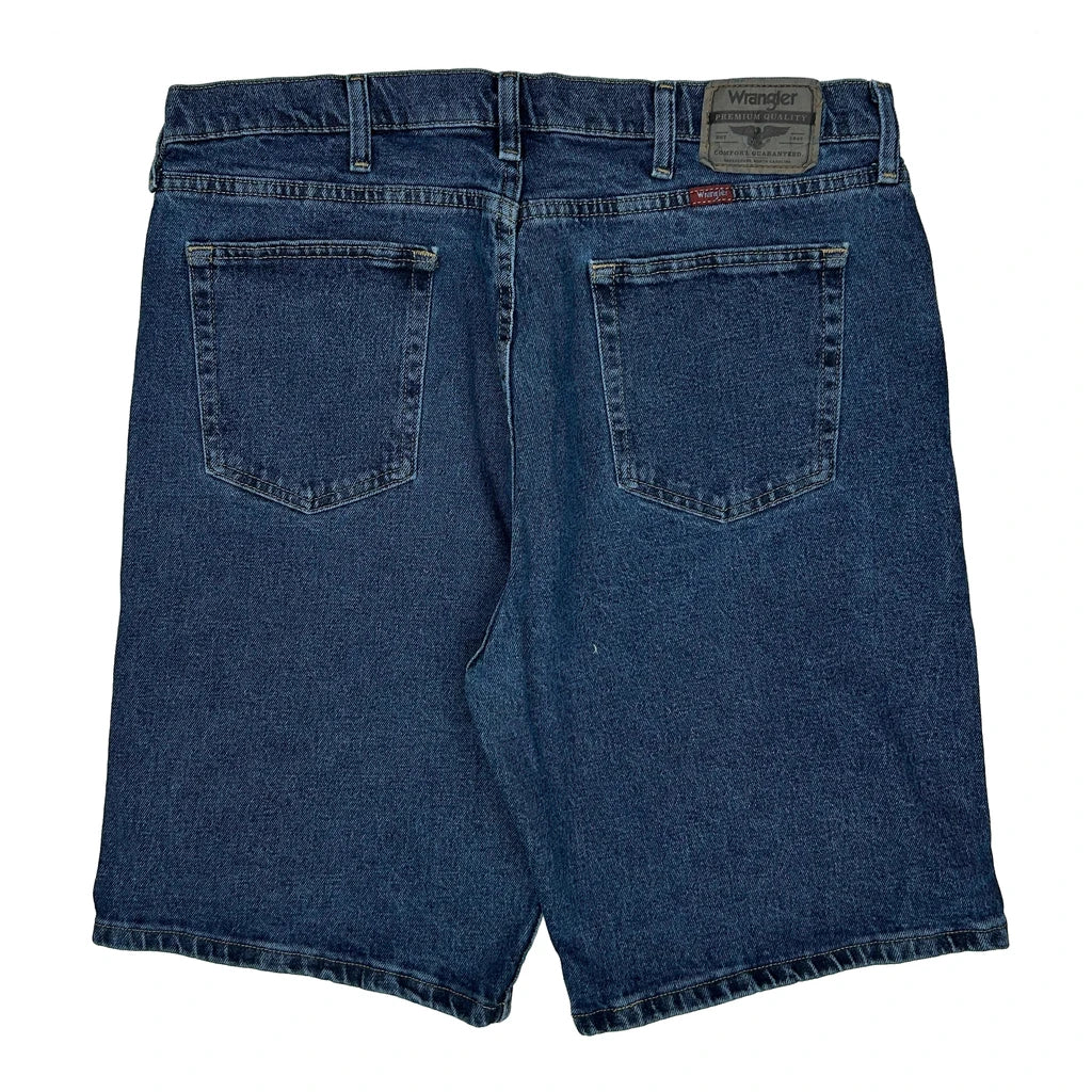 Wrangler Denim Shorts - 36W 9L Blue Denim
