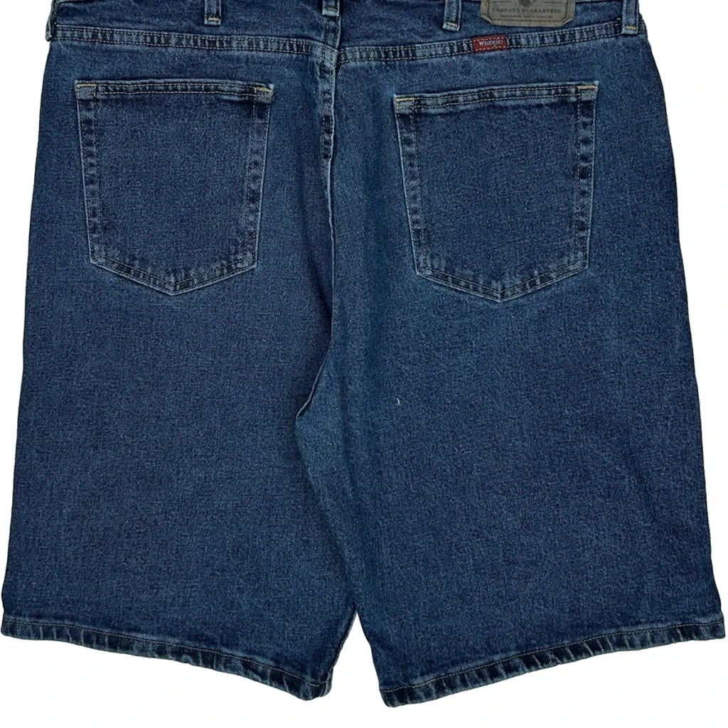 Wrangler Denim Shorts - 36W 9L Blue Denim - Image 7