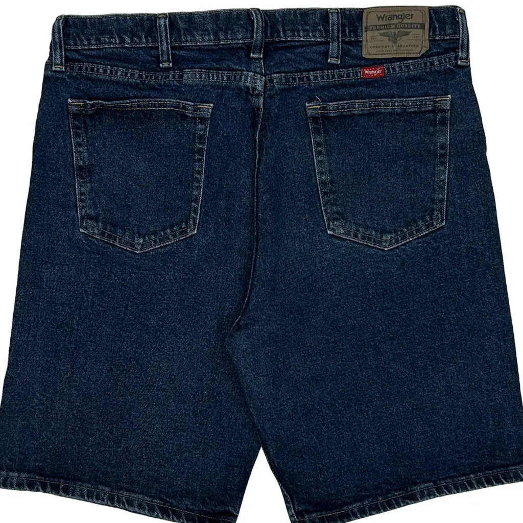 Wrangler Denim Shorts - 36W 9L Blue Cotton - Image 7