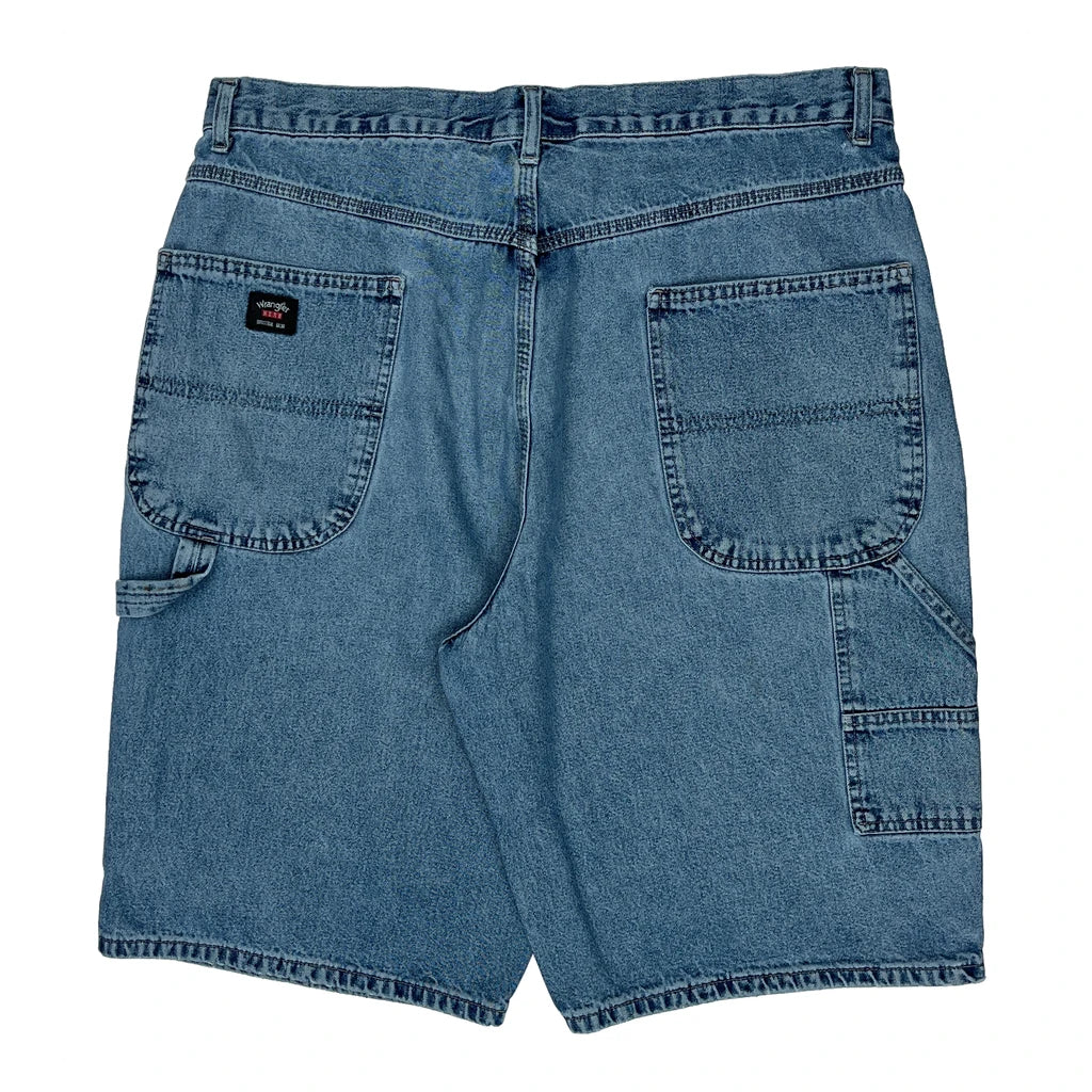 Wrangler Denim Shorts - 36W 10L Blue Denim