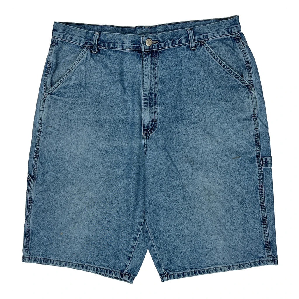 Wrangler Denim Shorts - 36W 10L Blue Denim - Image 2