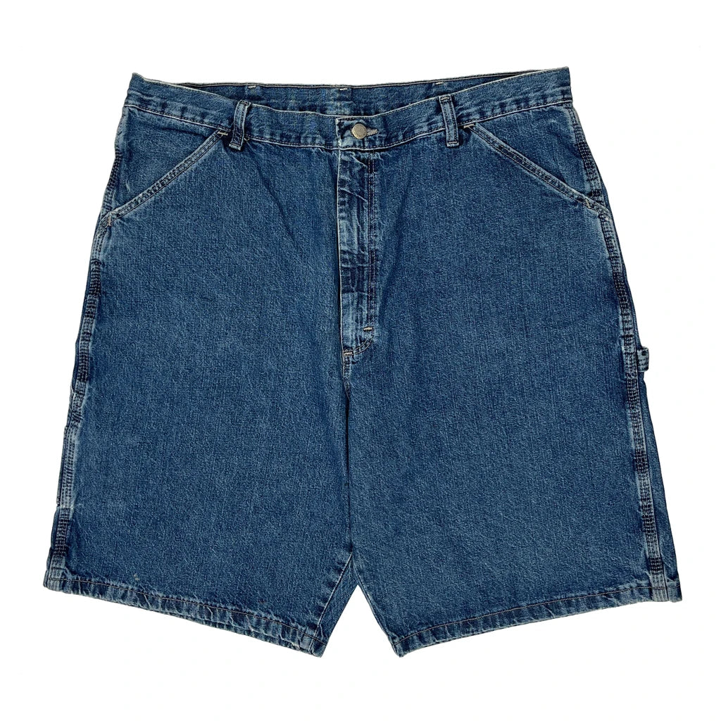Wrangler Denim Shorts - 36W 10L Blue Denim - Image 2