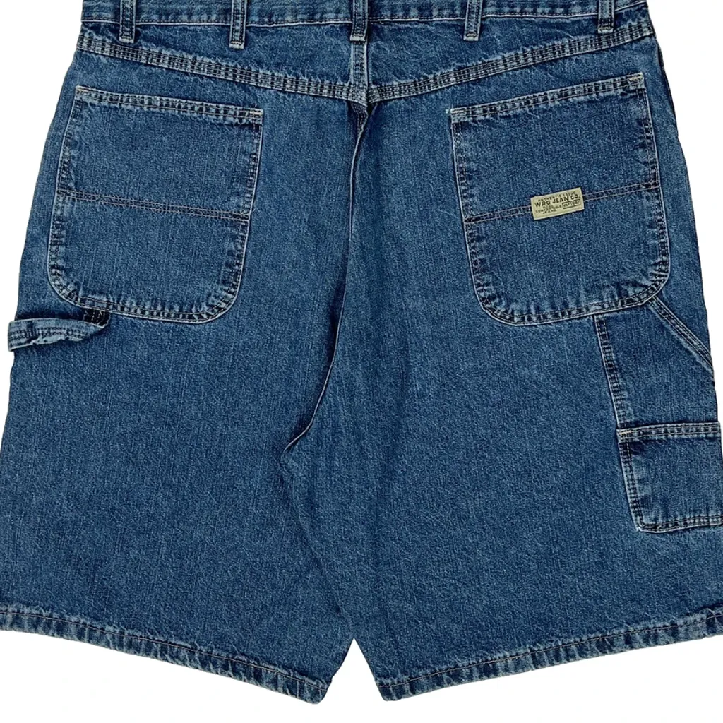 Wrangler Denim Shorts - 36W 10L Blue Denim - Image 8
