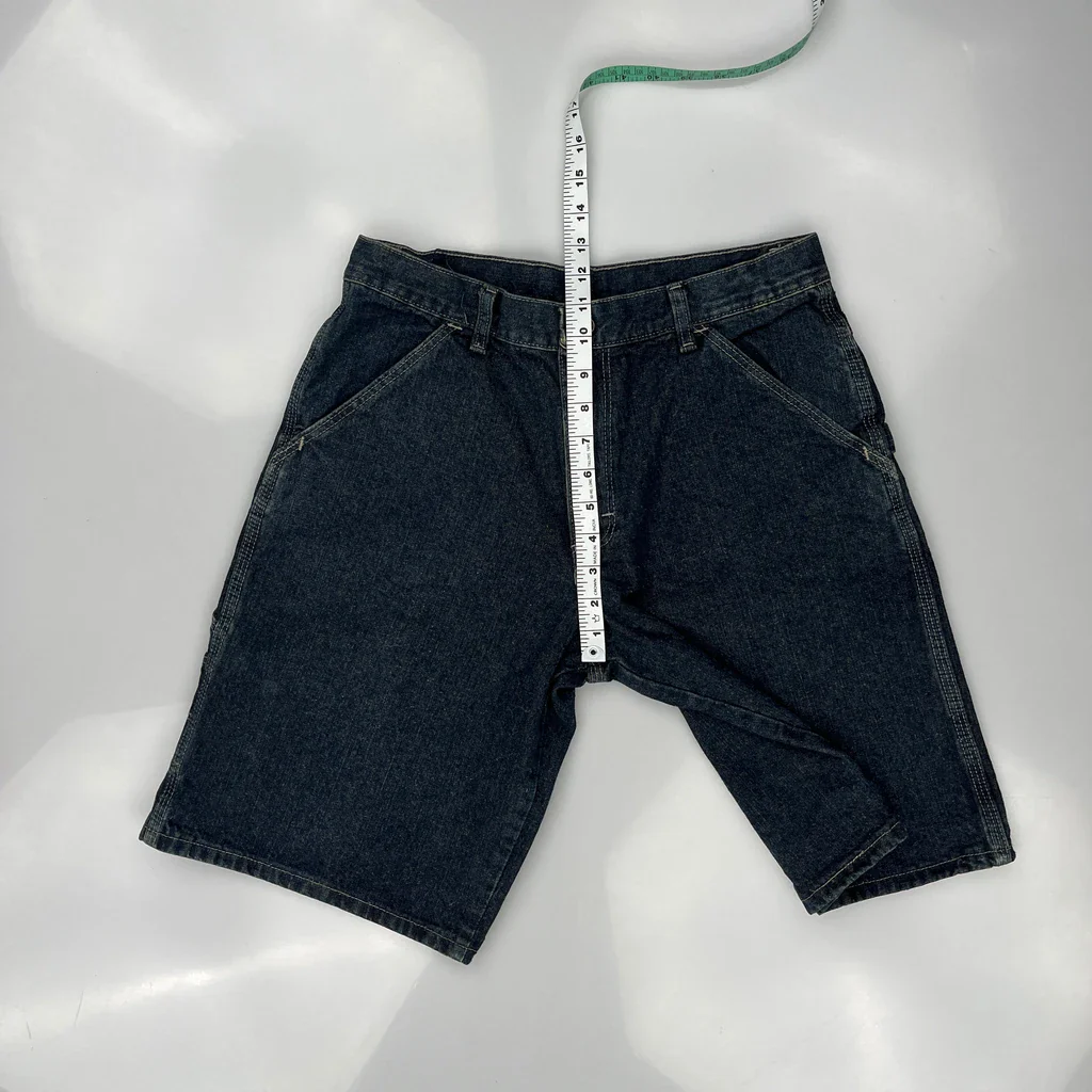 Wrangler Denim Shorts - 29W 11L Dark Wash Denim - Image 4