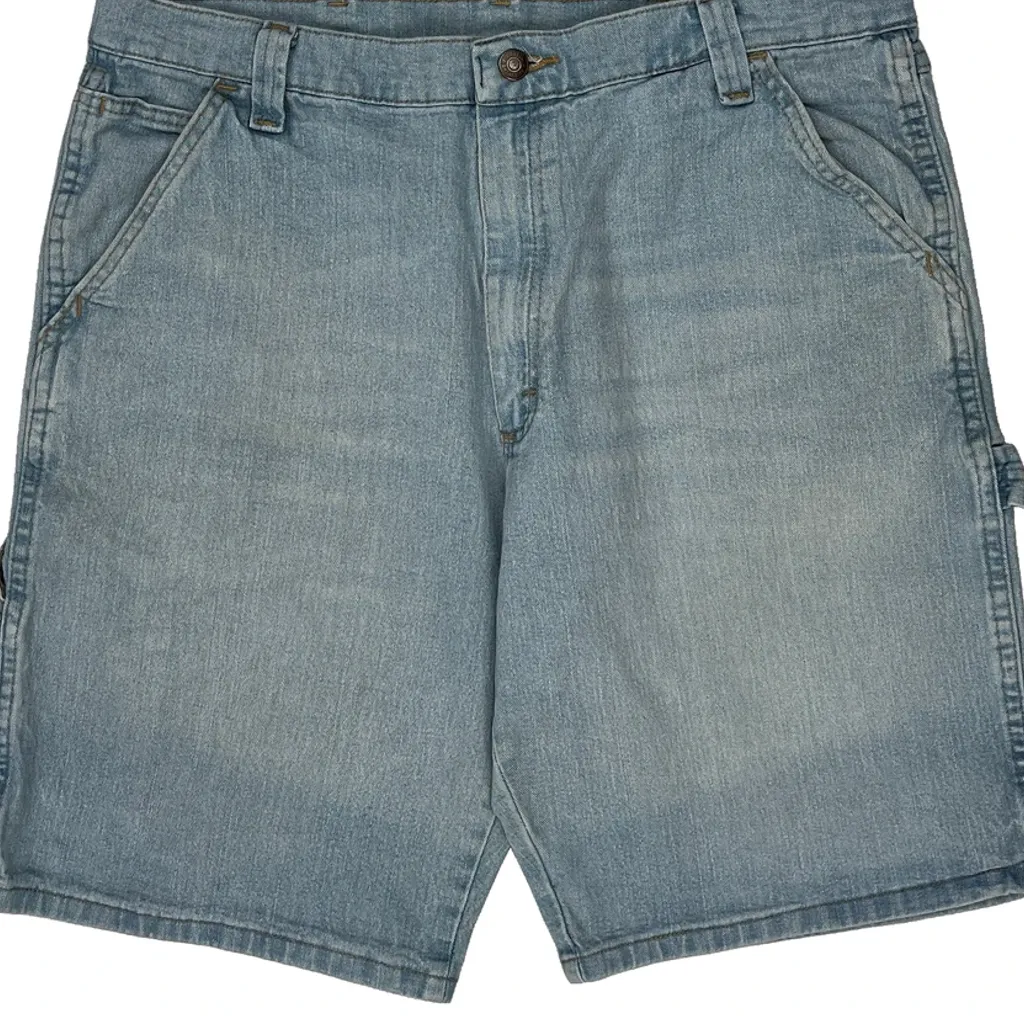 Wrangler Denim Shorts - 35W 10L Light Wash Cotton - Image 10