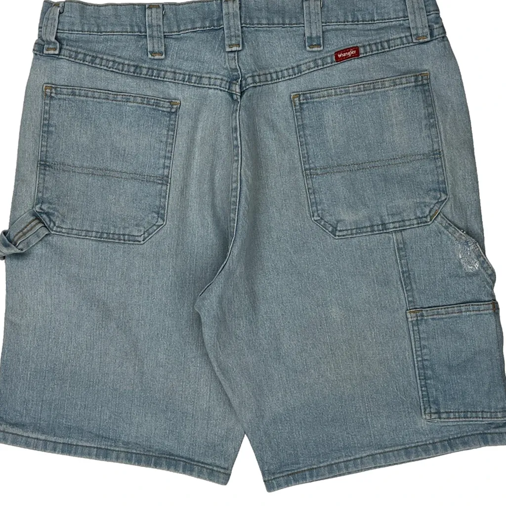Wrangler Denim Shorts - 35W 10L Light Wash Cotton - Image 8