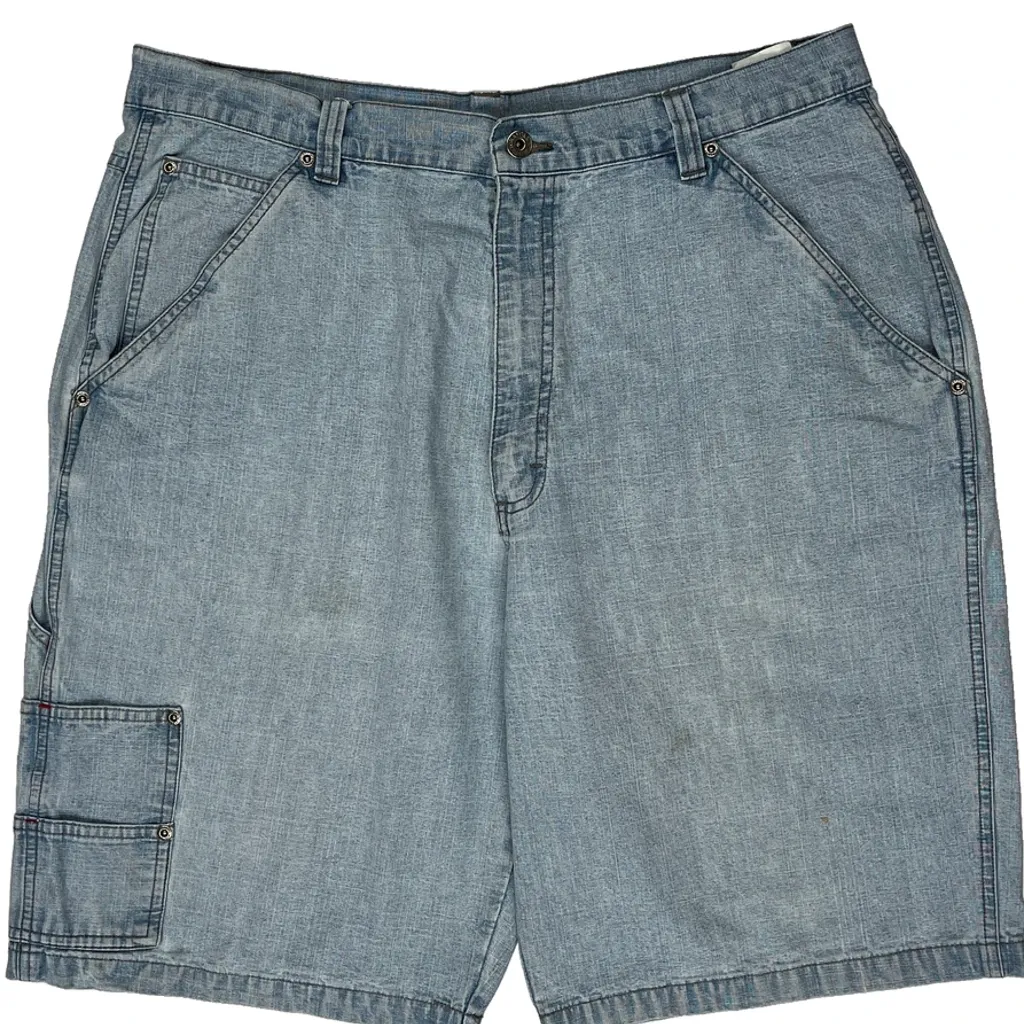 Wrangler Denim Shorts - 36W 9L Light Wash Cotton - Image 9