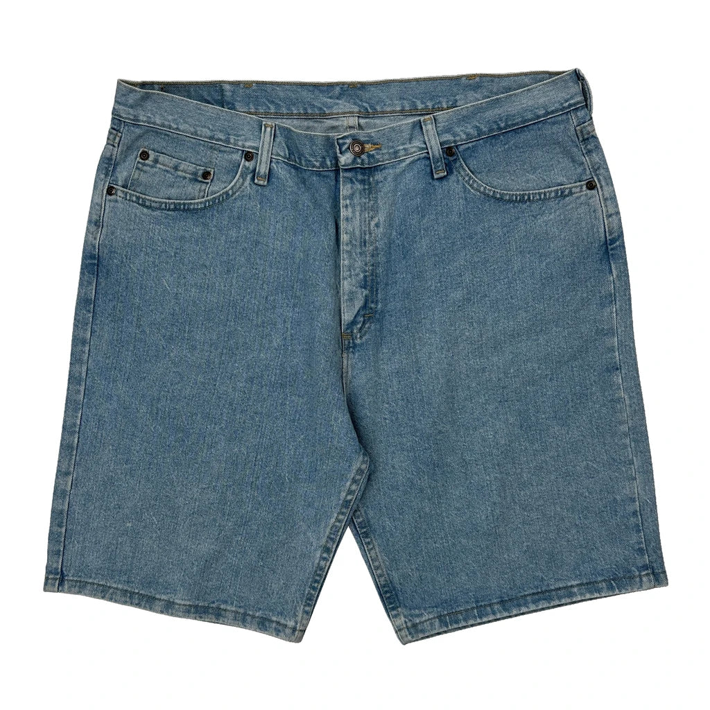 Wrangler Denim Shorts - 38W 9L Light Wash Denim - Image 2
