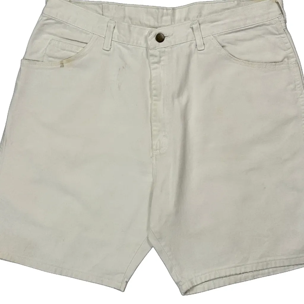 Wrangler Denim Shorts - 34W 9L White Cotton - Image 8