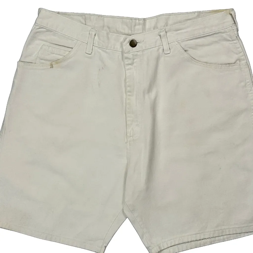 Wrangler Denim Shorts - 34W 9L White Cotton - Image 9
