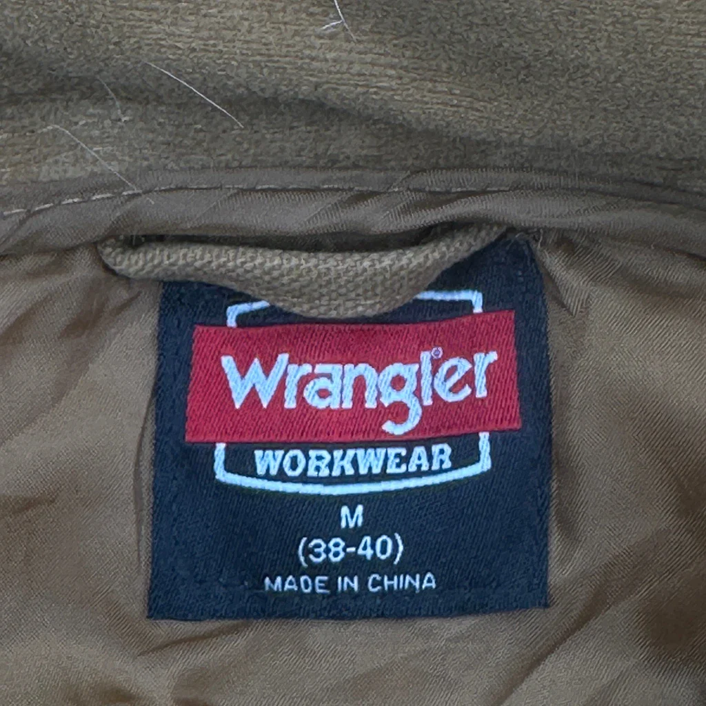 Wrangler Gilet - Medium Brown Cotton - Image 3