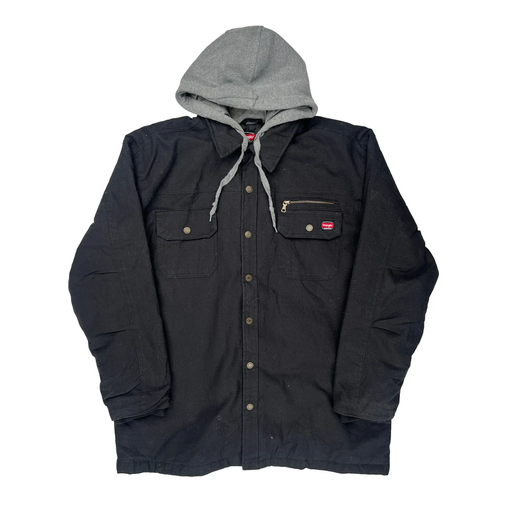 Wrangler Jacket - XL Black Cotton