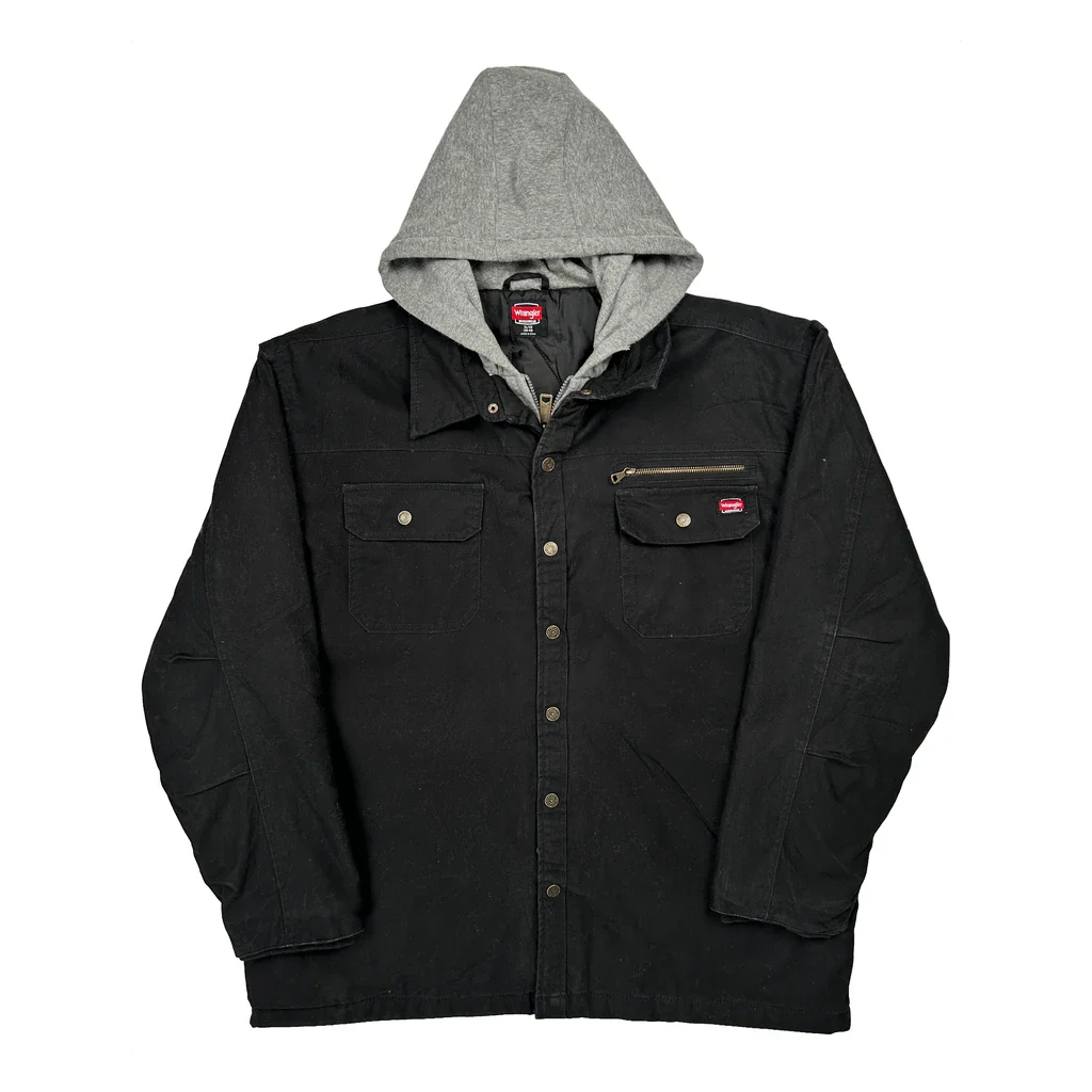 Wrangler Workwear Jacket - XL Black Cotton