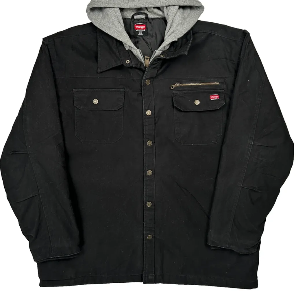 Wrangler Workwear Jacket - XL Black Cotton - Image 5