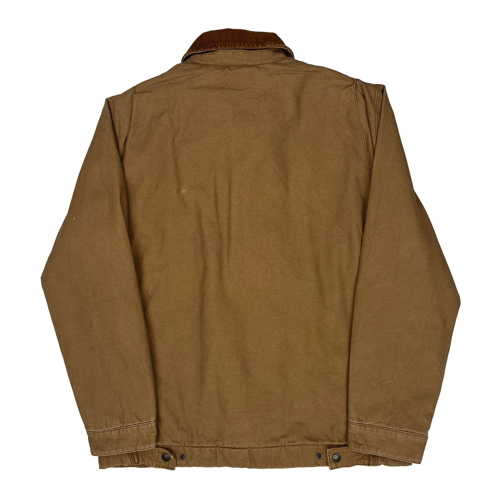 Wrangler Workwear Jacket - Medium Brown Cotton - Image 2