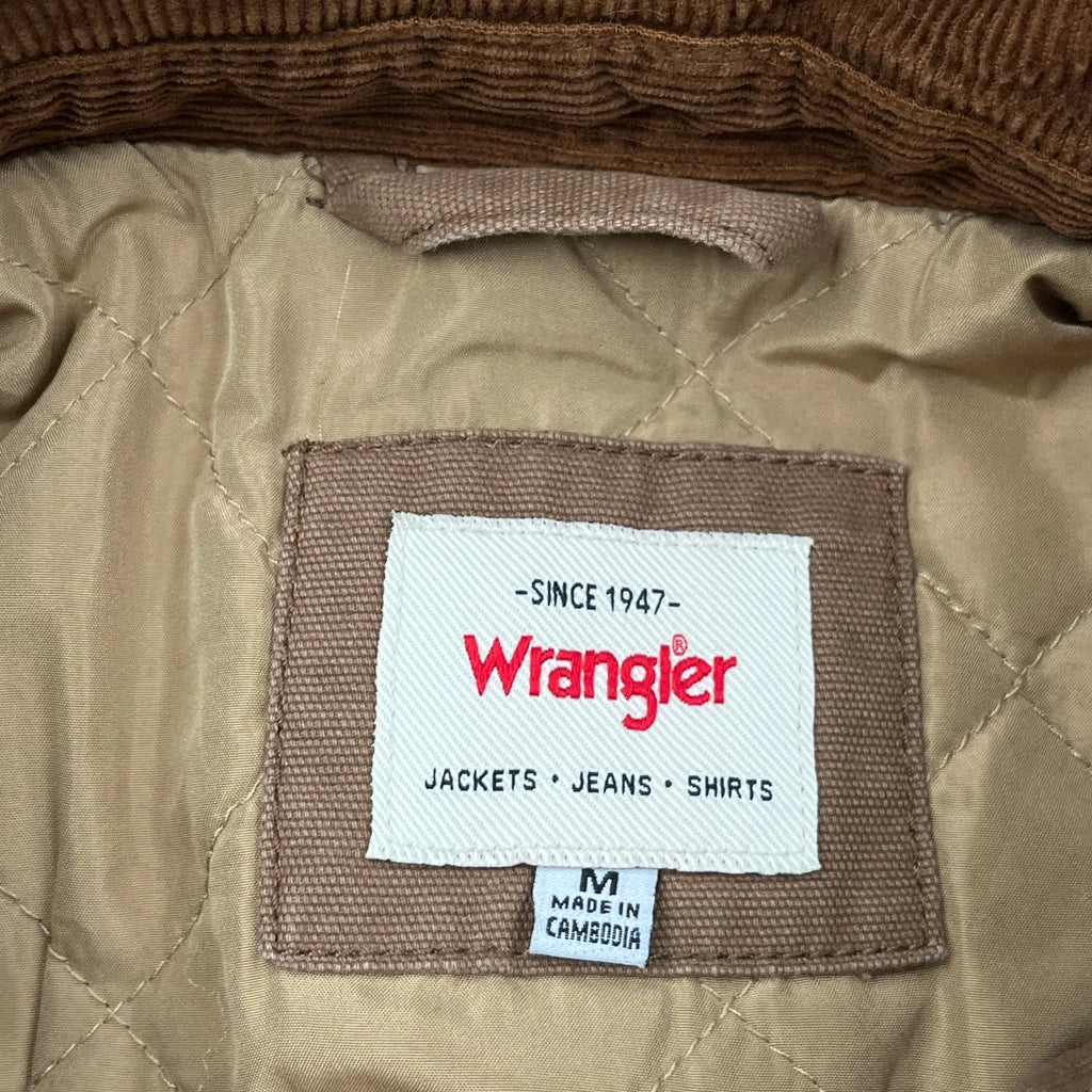 Wrangler Workwear Jacket - Medium Brown Cotton - Image 3