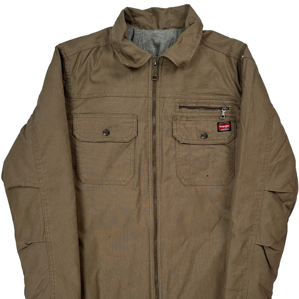 Wrangler Jacket - Small Brown Polyester - Image 5
