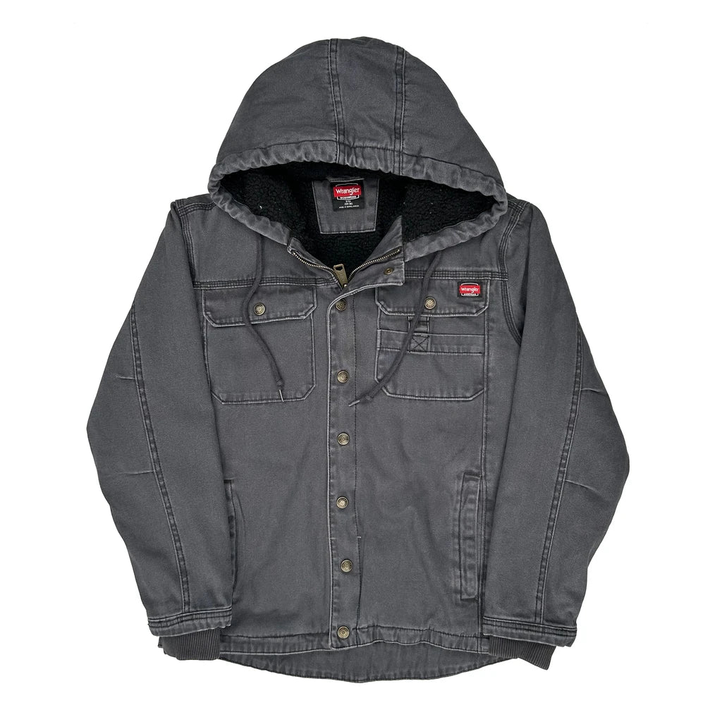 Wrangler Jacket - Small Grey Cotton