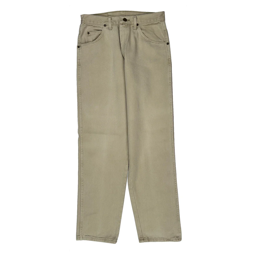 Wrangler Jeans - 29W 31L Beige Cotton - Image 2