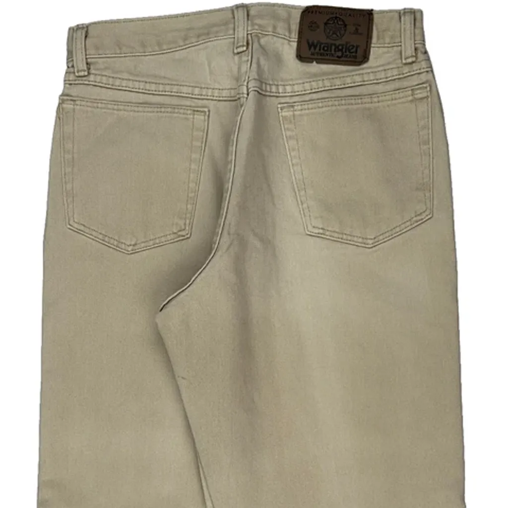 Wrangler Jeans - 29W 31L Beige Cotton - Image 6