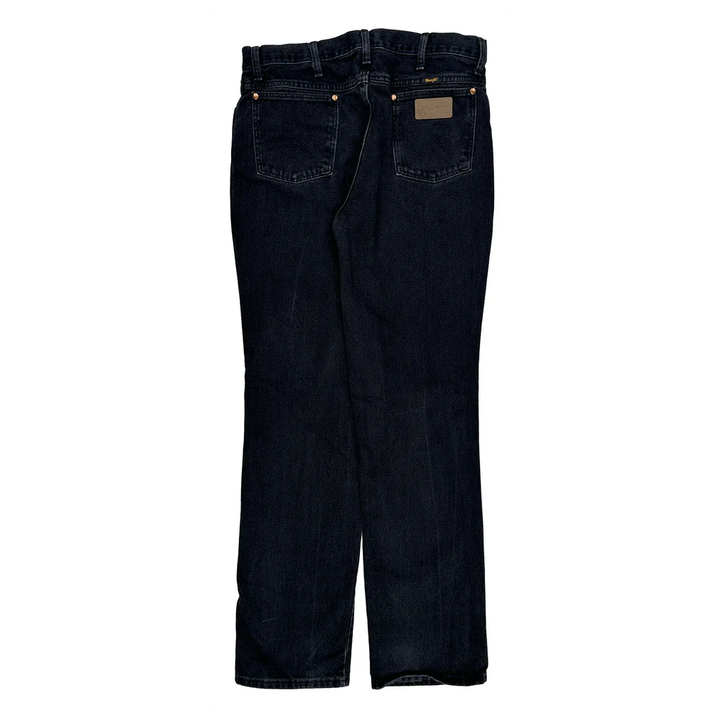 Wrangler Jeans - 34W 34L Black Cotton
