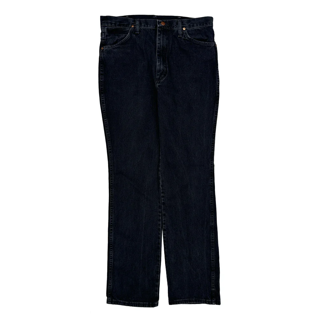 Wrangler Jeans - 34W 34L Black Cotton - Image 2