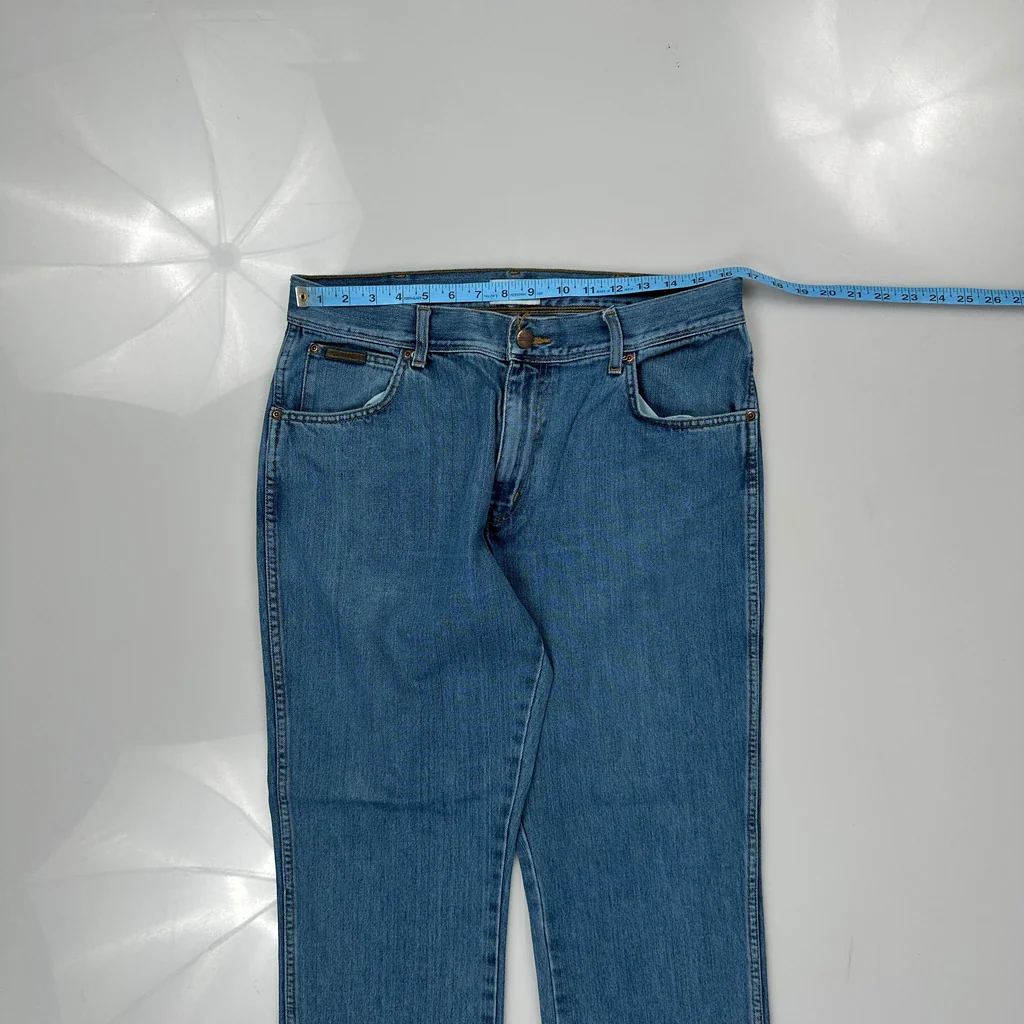 Wrangler Jeans - 32W 30L Blue Cotton - Image 3