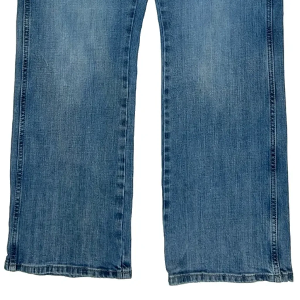 Wrangler Boot Cut Jeans - 33W 31L Blue Denim - Image 10