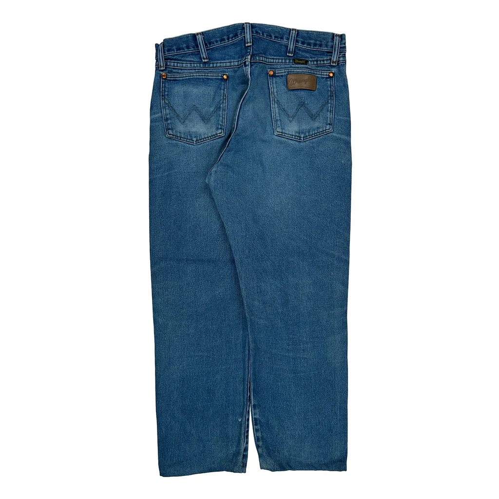 Wrangler Jeans - 33W 28L Blue Cotton