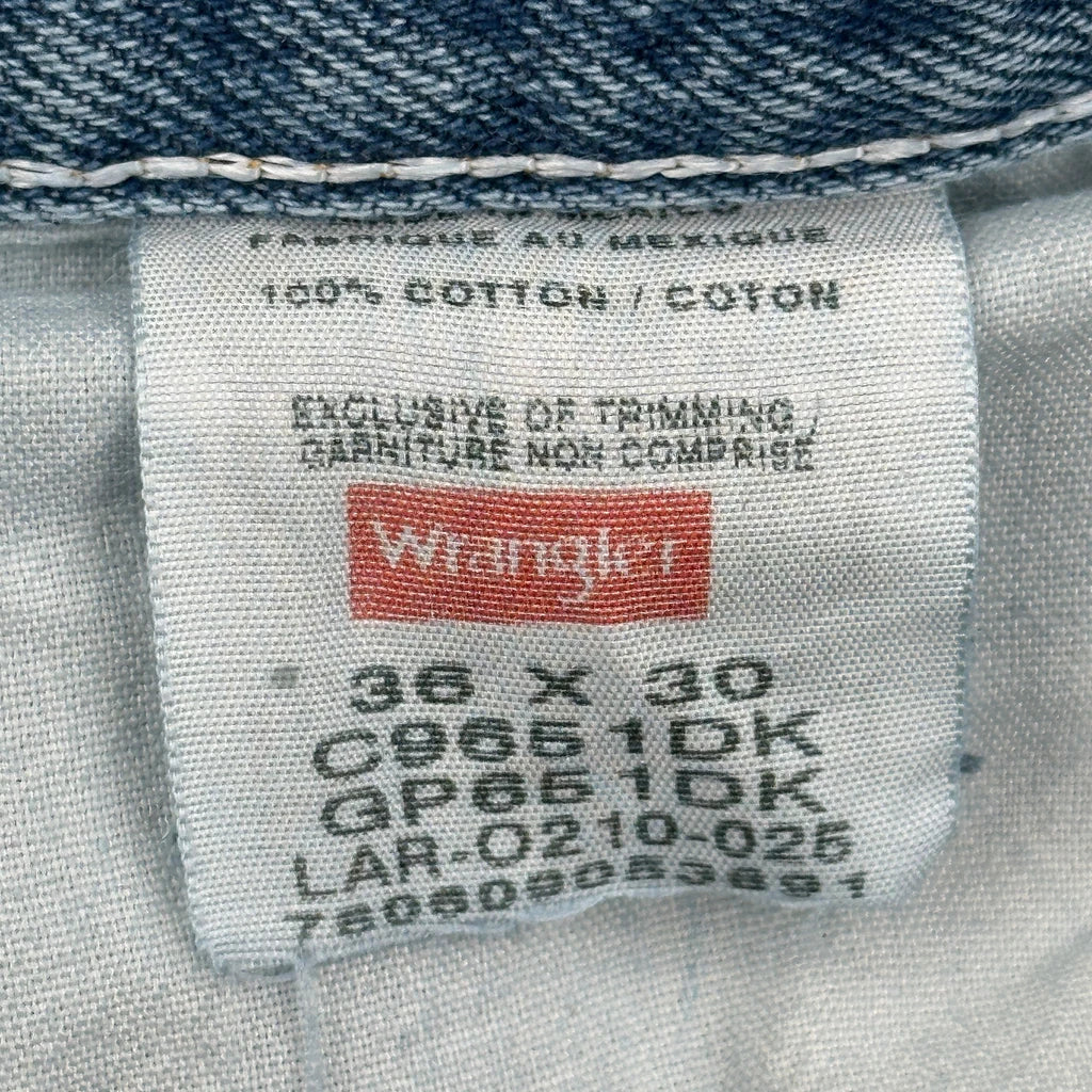 Wrangler Jeans - 34W 30L Blue Cotton - Image 6