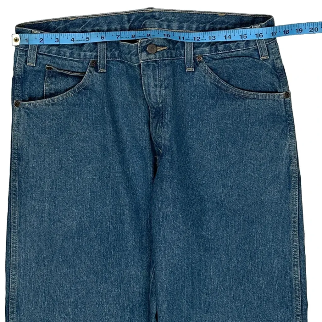 Wrangler Jeans - 34W 30L Blue Cotton - Image 9