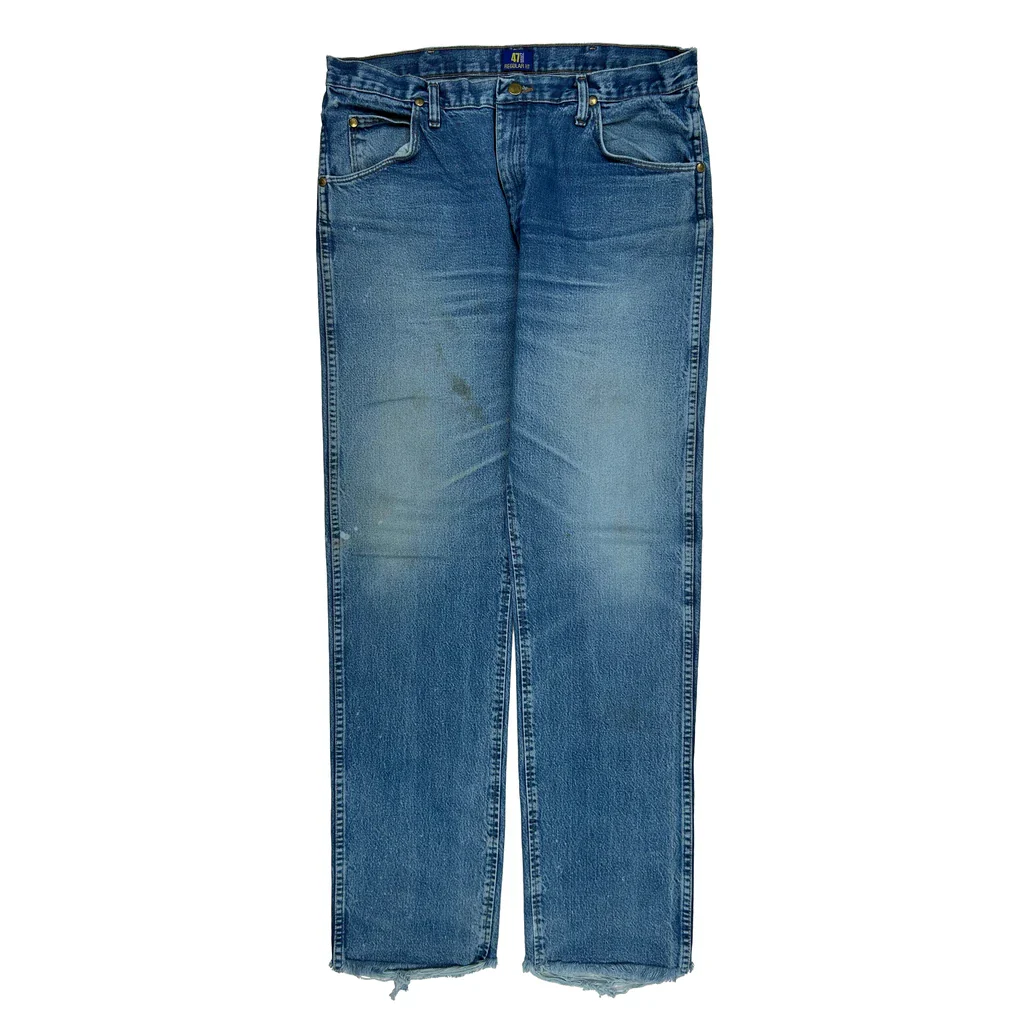 Wrangler Jeans - 34W 35L Blue Cotton - Image 2