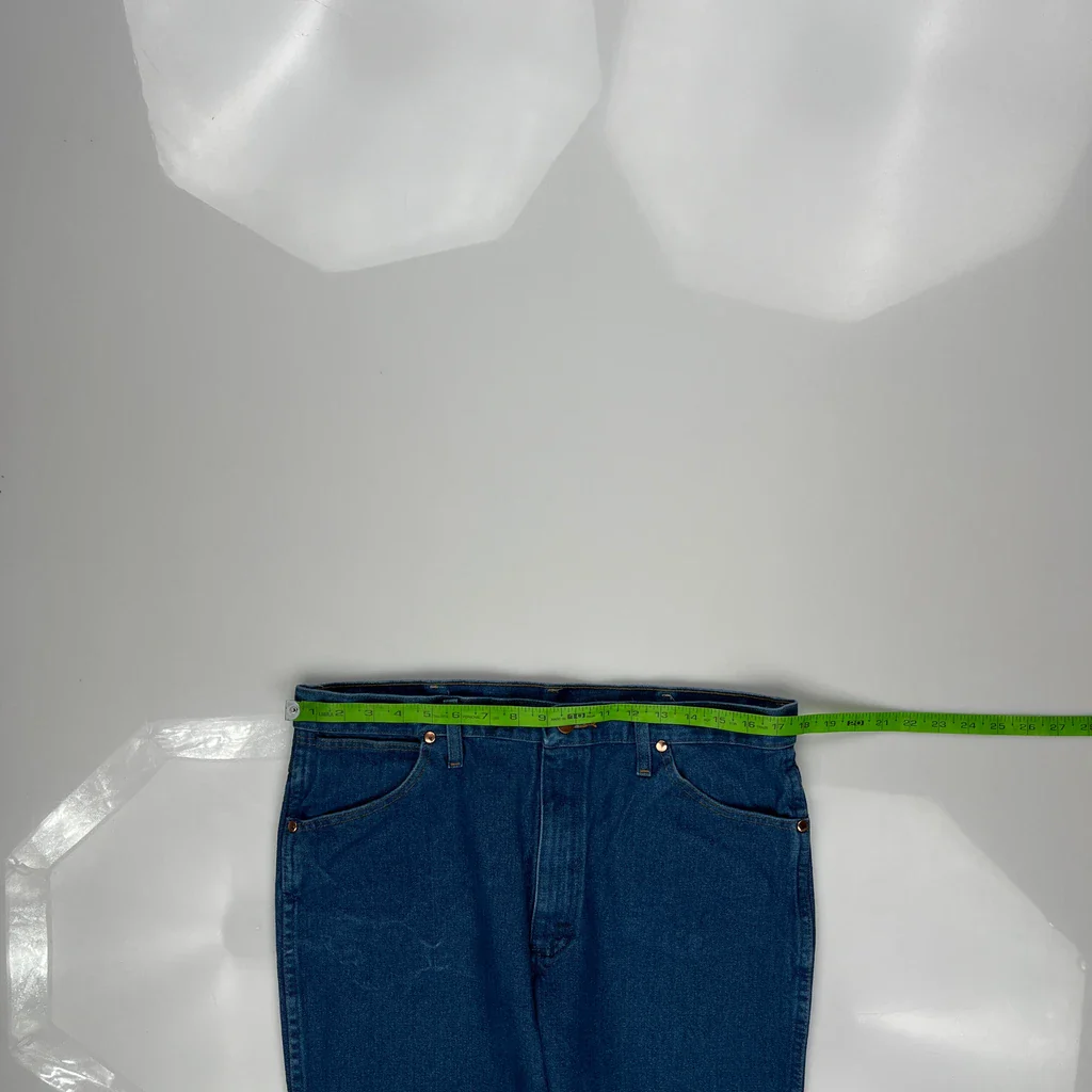 Wrangler Jeans - 35W 30L Blue Cotton - Image 3