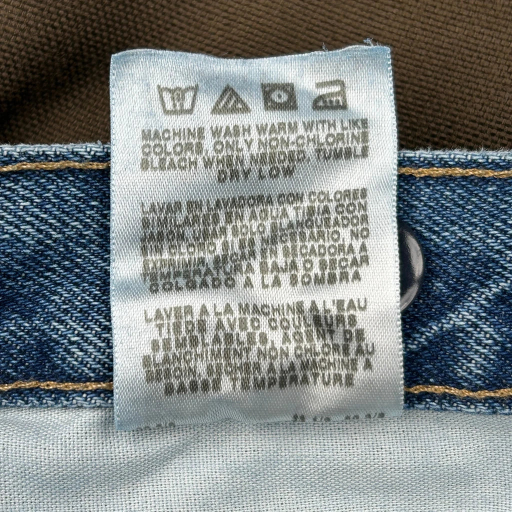 Wrangler Contrast Stitch Jeans - 36W 32L Blue Cotton - Image 7
