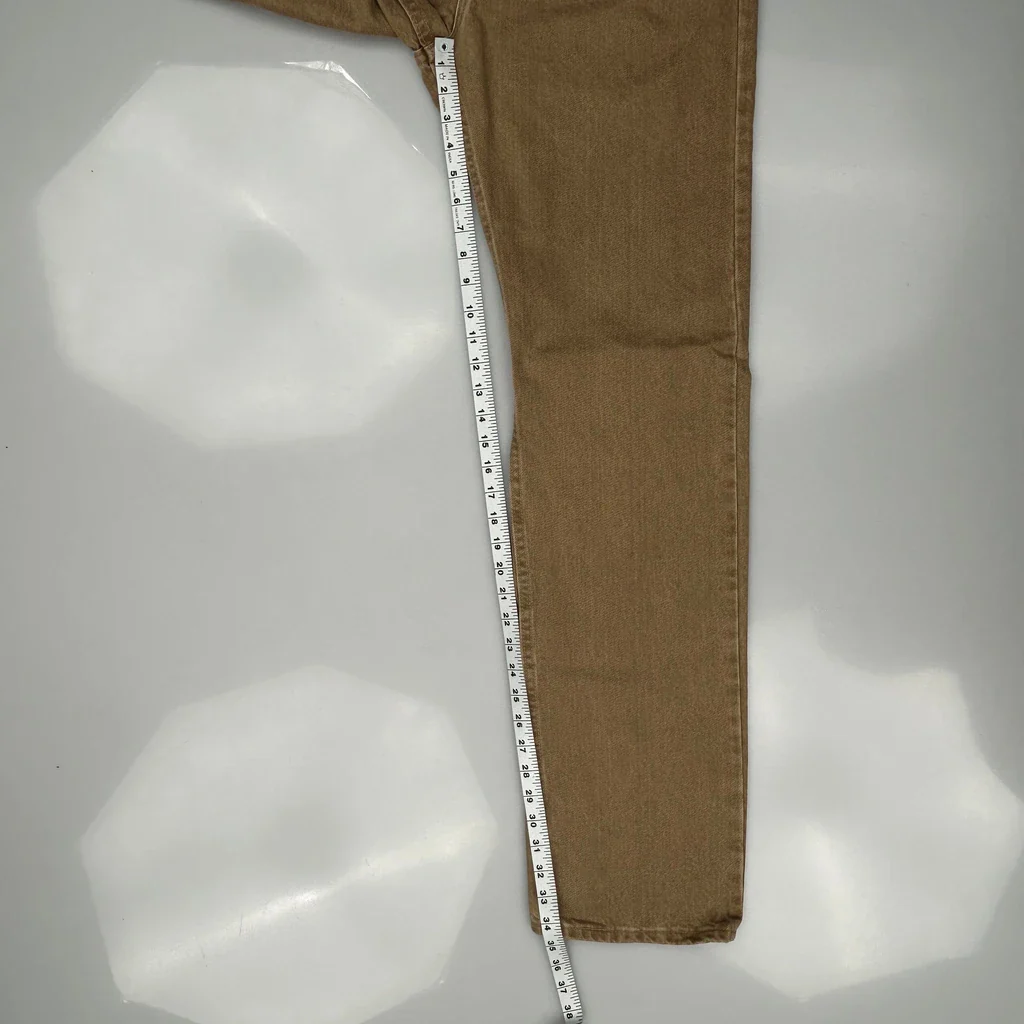 Wrangler Jeans - 33W 34L Brown Cotton - Image 5