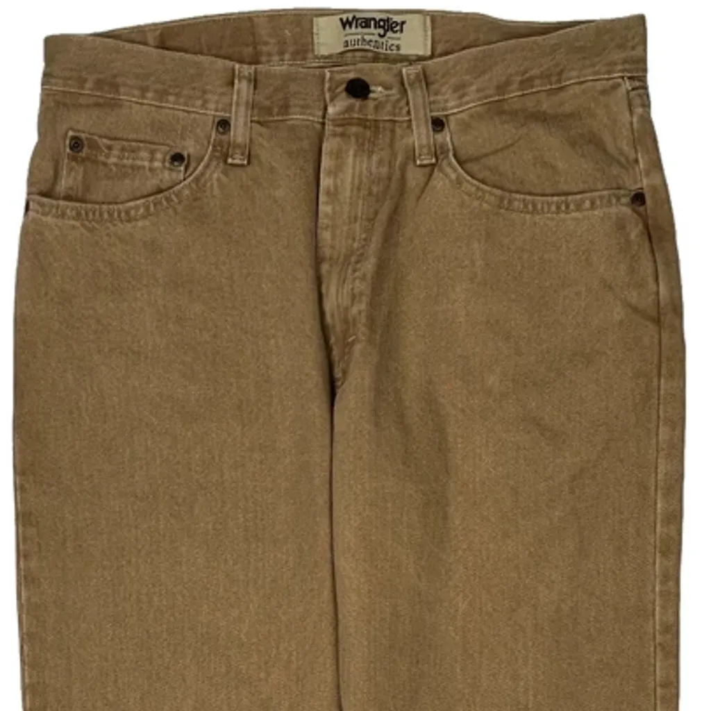 Wrangler Jeans - 33W 34L Brown Cotton - Image 9