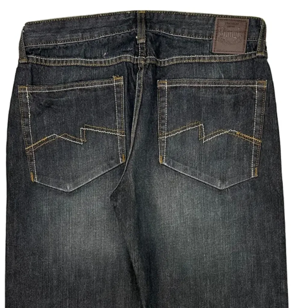 Wrangler Baggy Jeans - 32W 29L Dark Wash Denim - Image 8